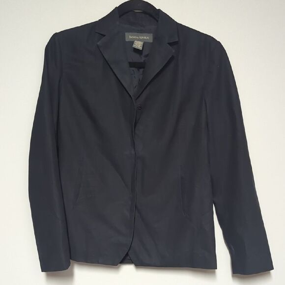 Banana Republic Black Lightweight Jacket - Picture 1 of 7